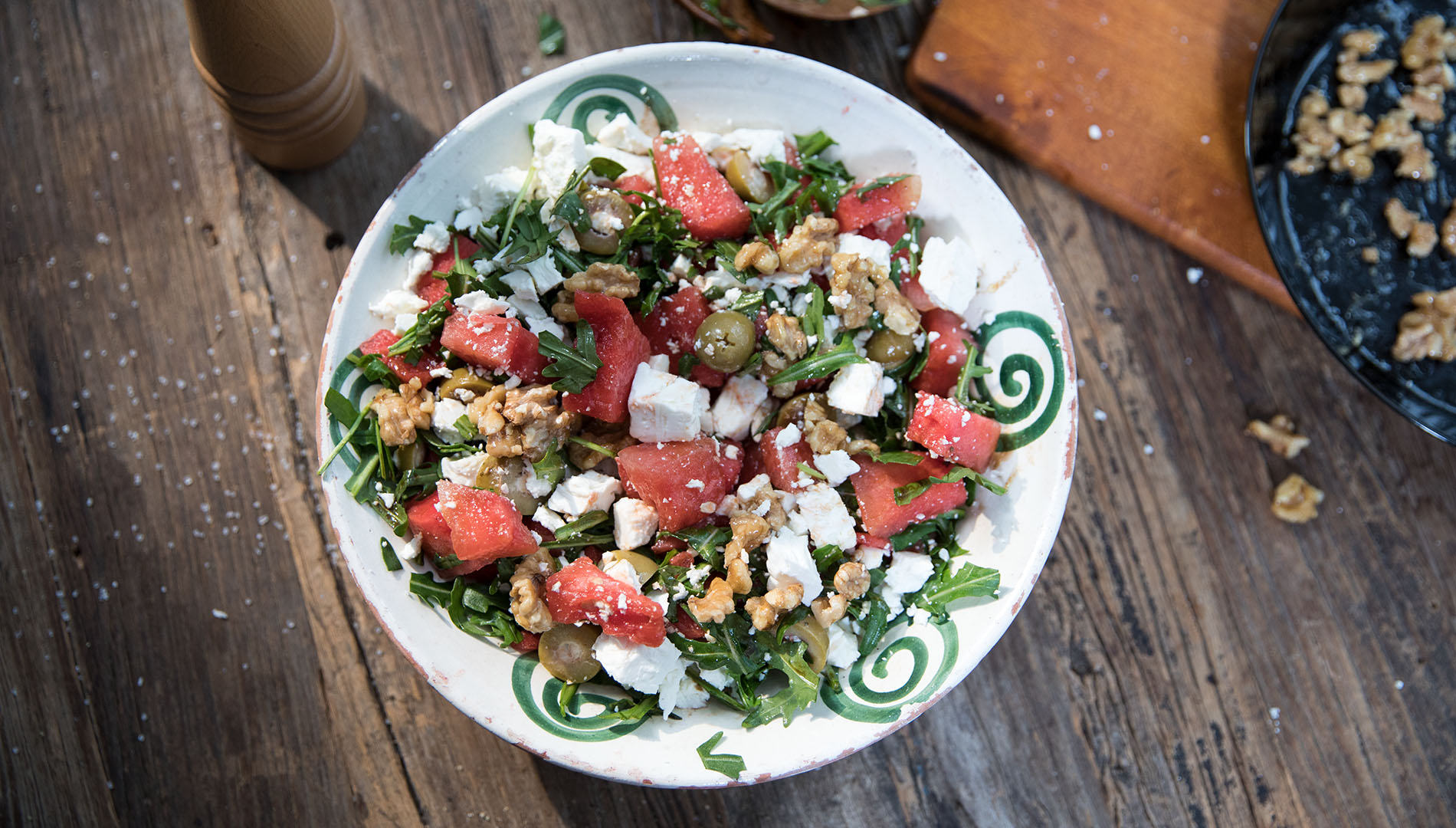 Wassermelonensalat mit Feta | MinusL